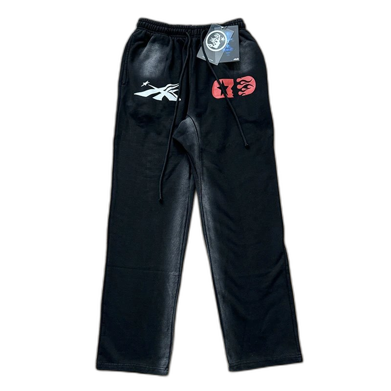 Hellstar Track Pants with "HELLSTAR" Text Logo