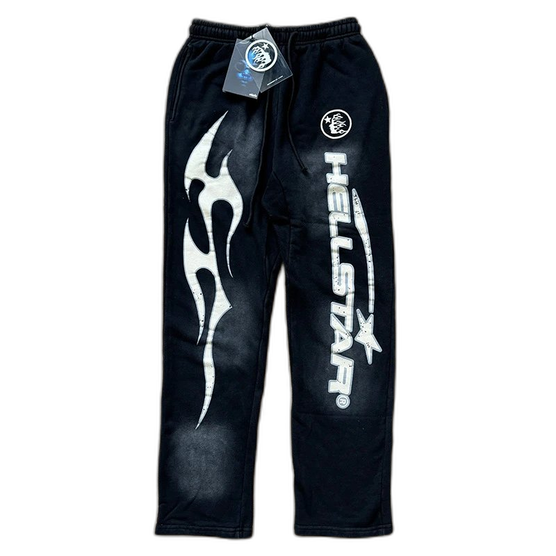 Hellstar Track Pants with "HELLSTAR" Text Logo