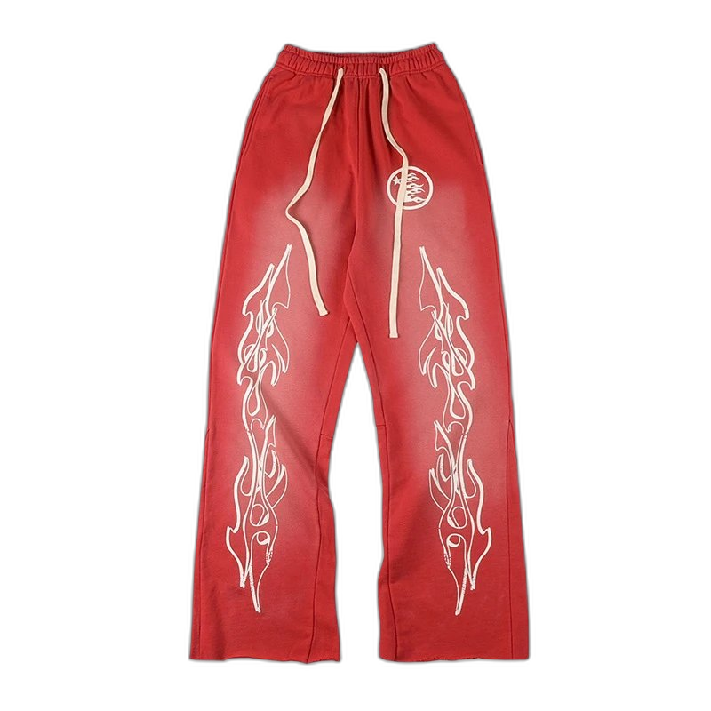 Hellstar Track Pants with "HELLSTAR" Text Logo