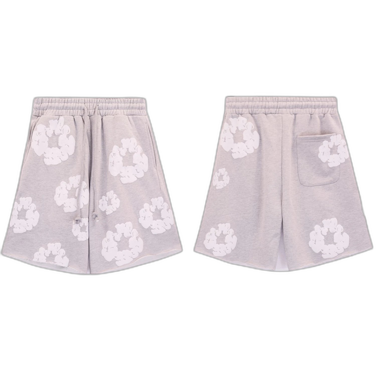 Denim Tears Cotton Wreath Print Shorts