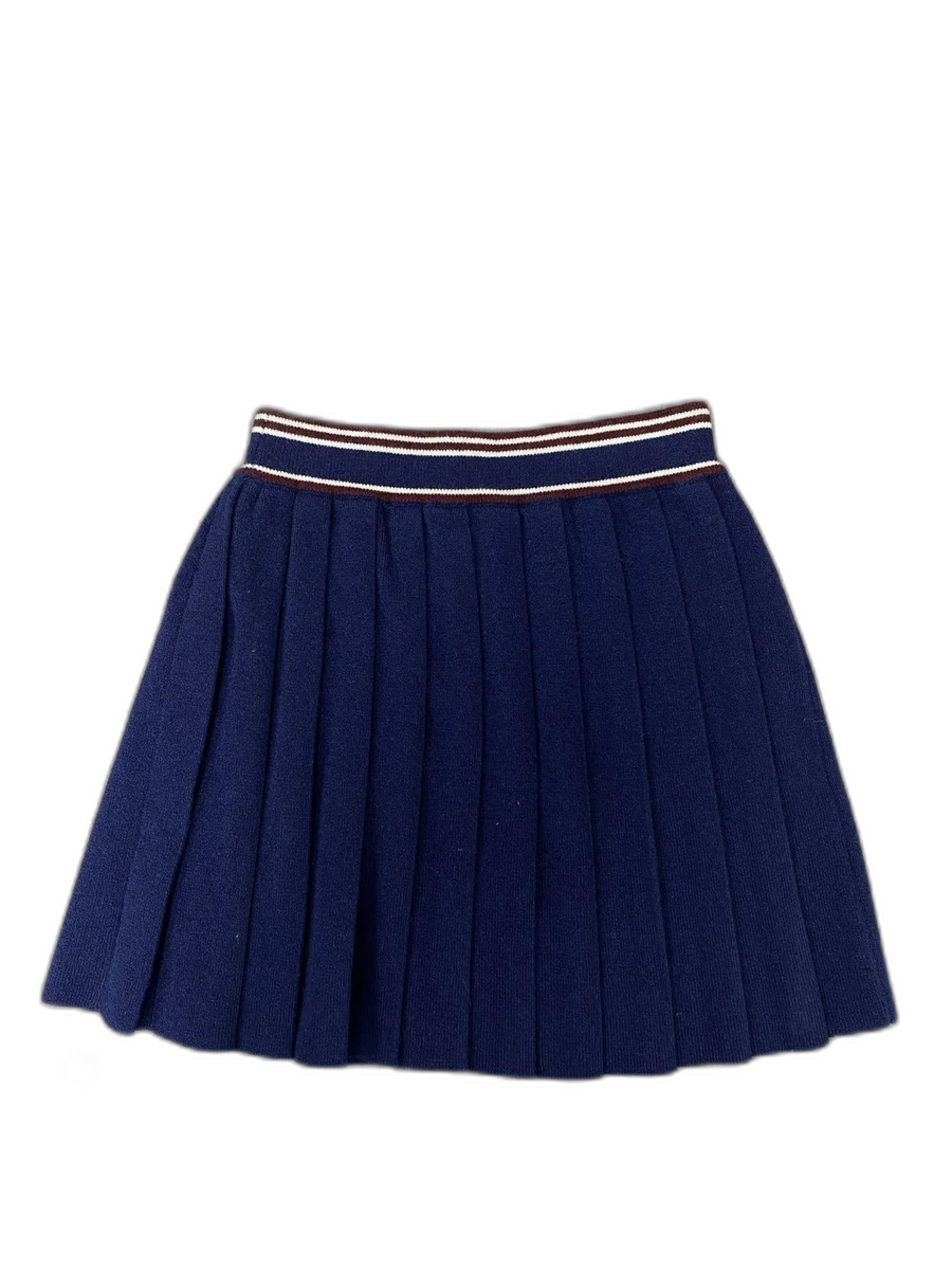 Knitted Pleated Tennis Skirt