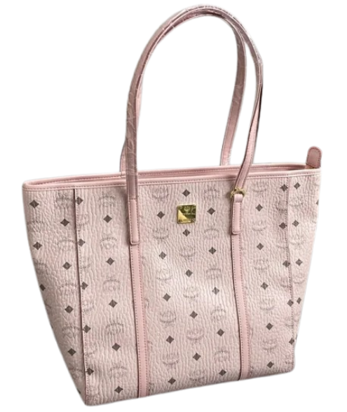 MCM Visetos Large Shopper Tote Bag
