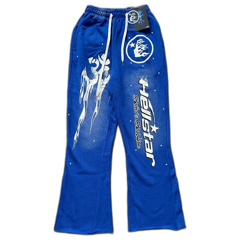 Hellstar Track Pants with "HELLSTAR" Text Logo