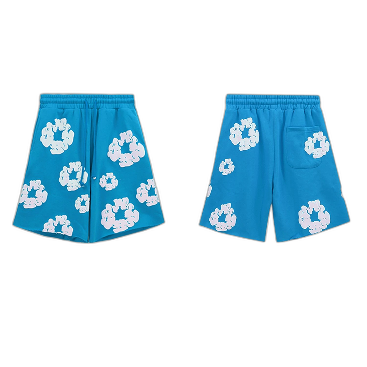 Denim Tears Cotton Wreath Print Shorts