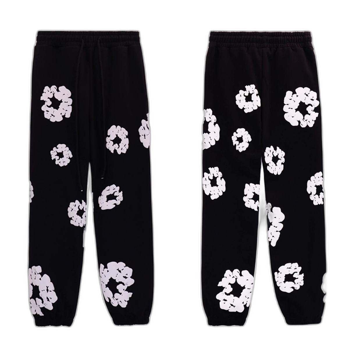 Denim Tears Cotton Wreath Print Sweatpants