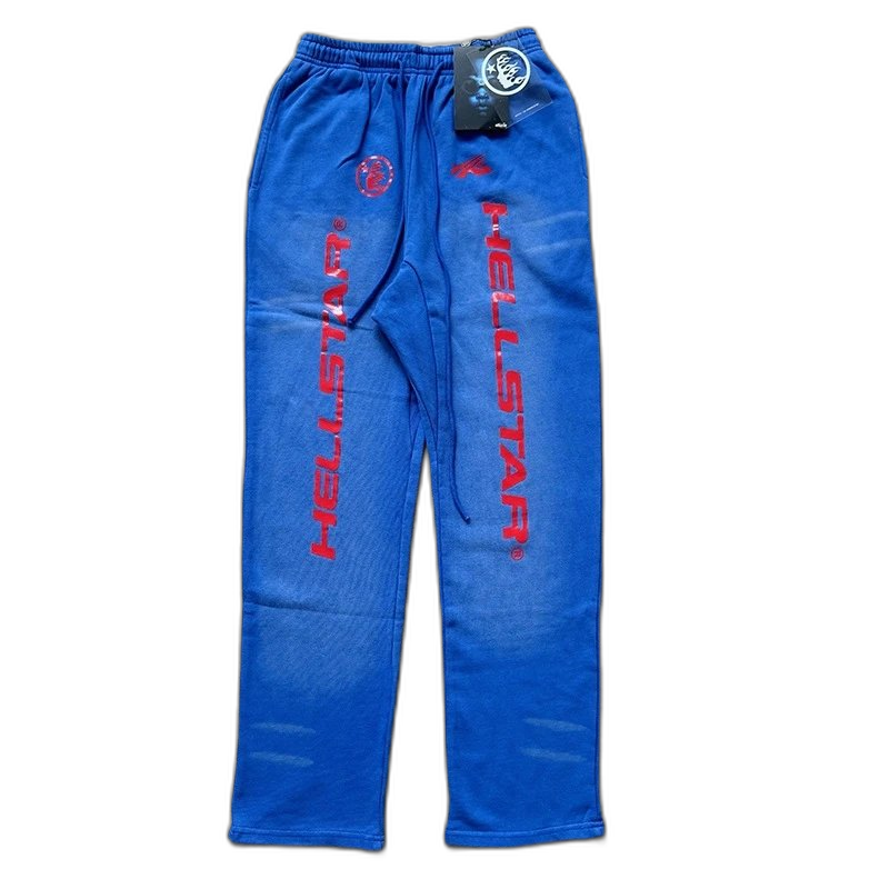 Hellstar Track Pants with "HELLSTAR" Text Logo