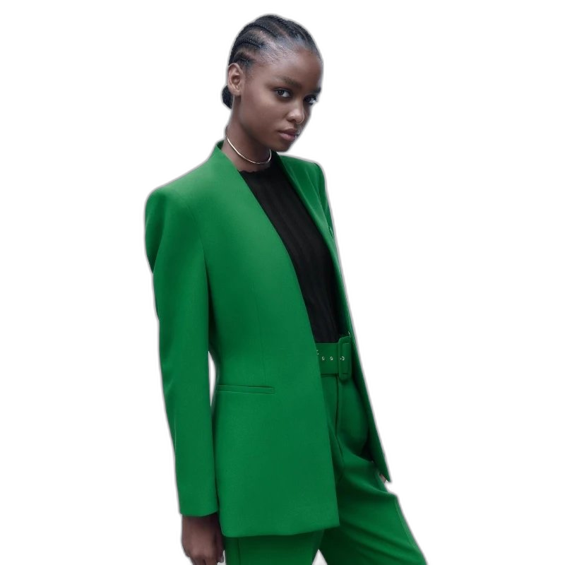 ZA SHOP Open-Front Blazer