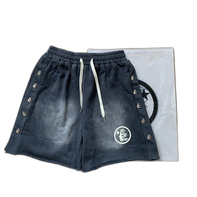 Hellstar Flame Print Shorts