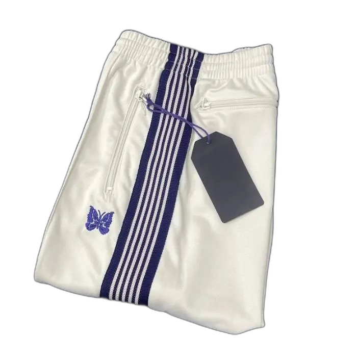 Needles Butterfly Embroidered Side Stripe Track Pants