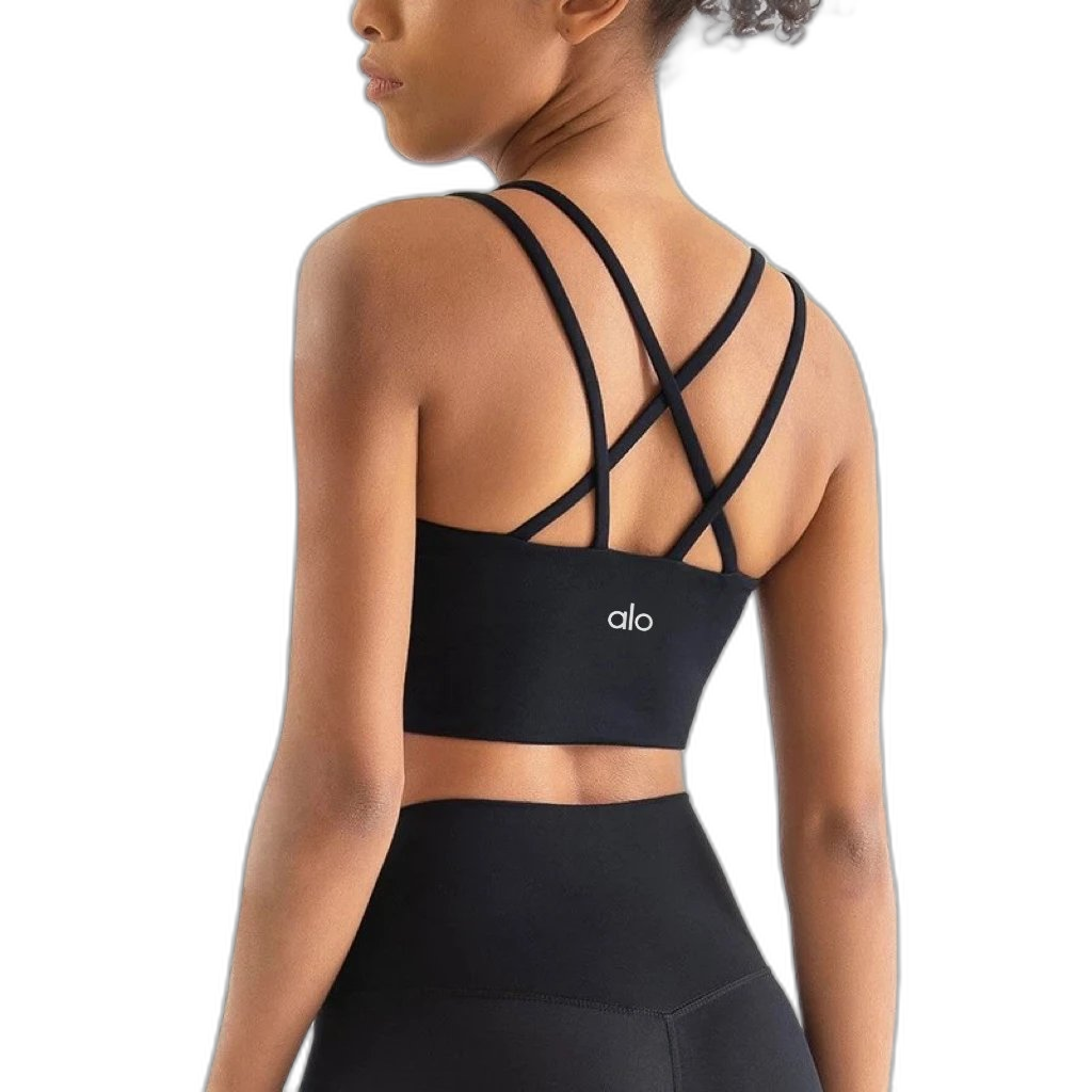 Alo Yoga Cross-Back Sports Bra and Leggings Set