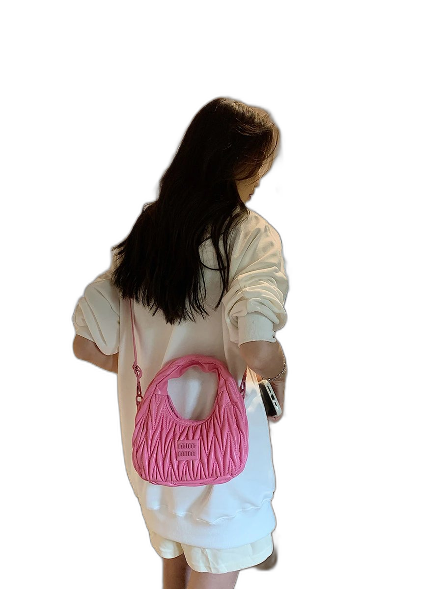 Miu Miu Wander Matelassé Mini Hobo Bag
