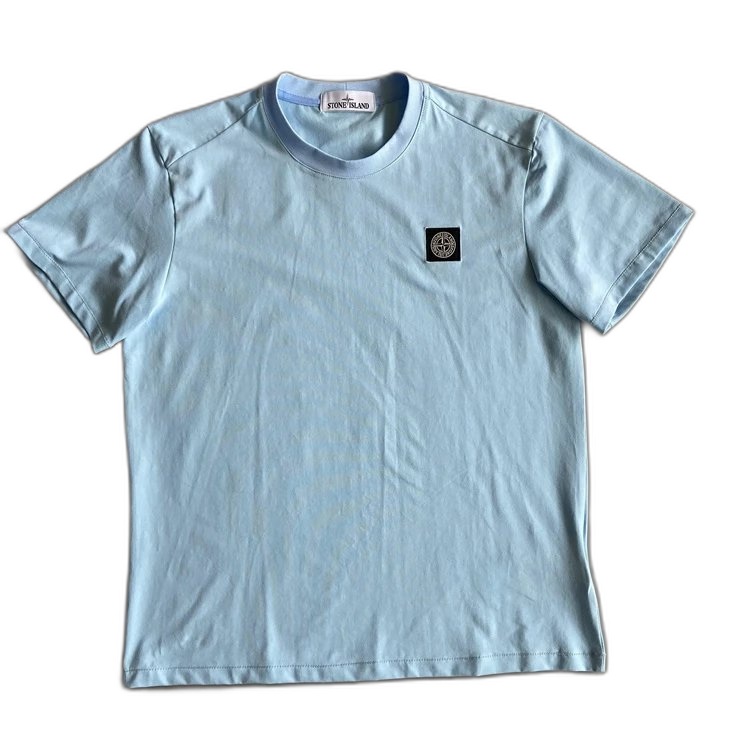 Stone Island Crew Neck T-Shirt with Compass Logo