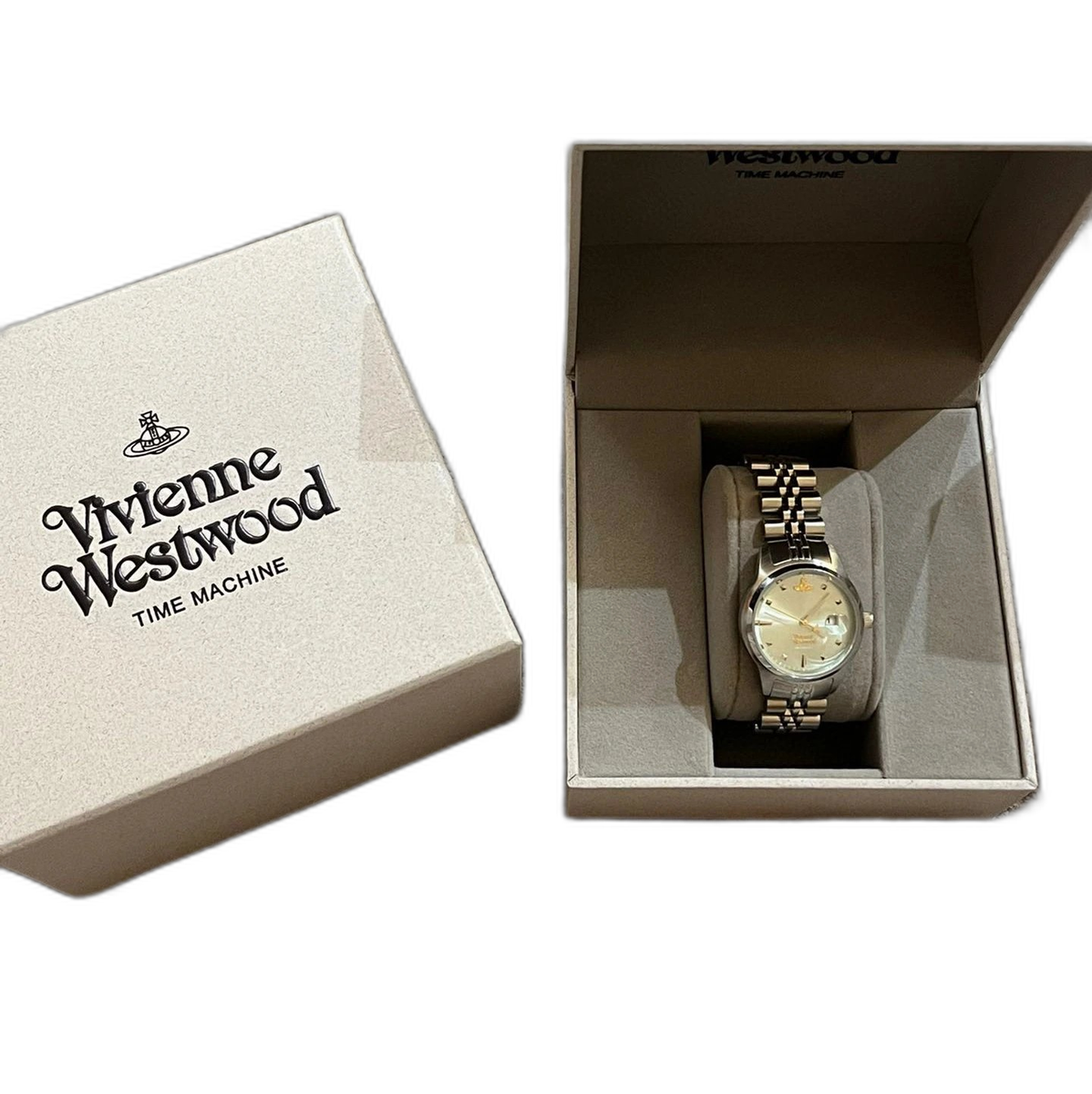 Vivienne Westwood Orb Logo Light Dial Watch