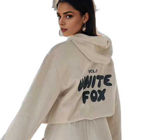 White Fox "VOL.3" Oversized Hoodie