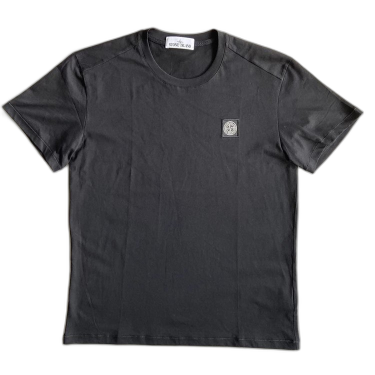 Stone Island Crew Neck T-Shirt with Compass Logo