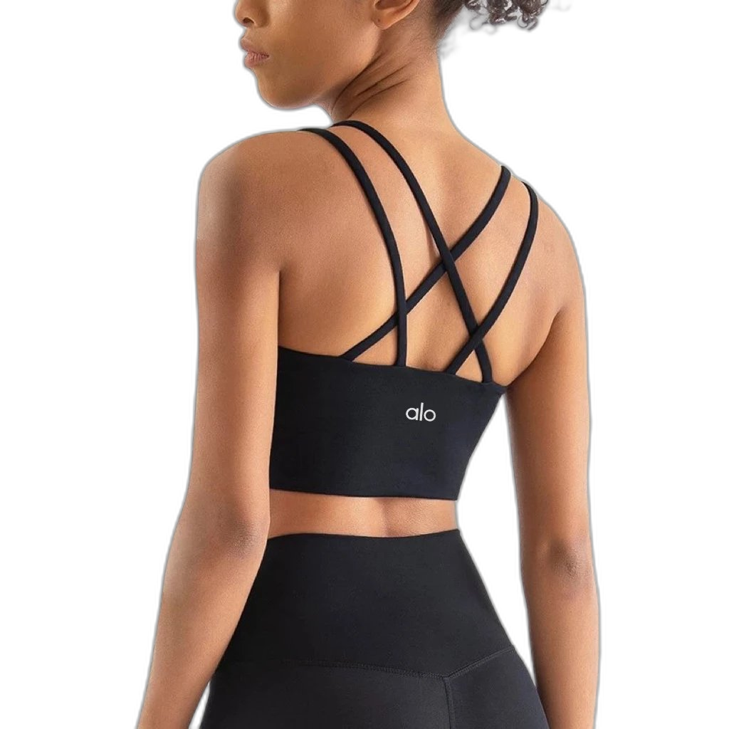 Alo Yoga Cross-Back Sports Bra and Leggings Set