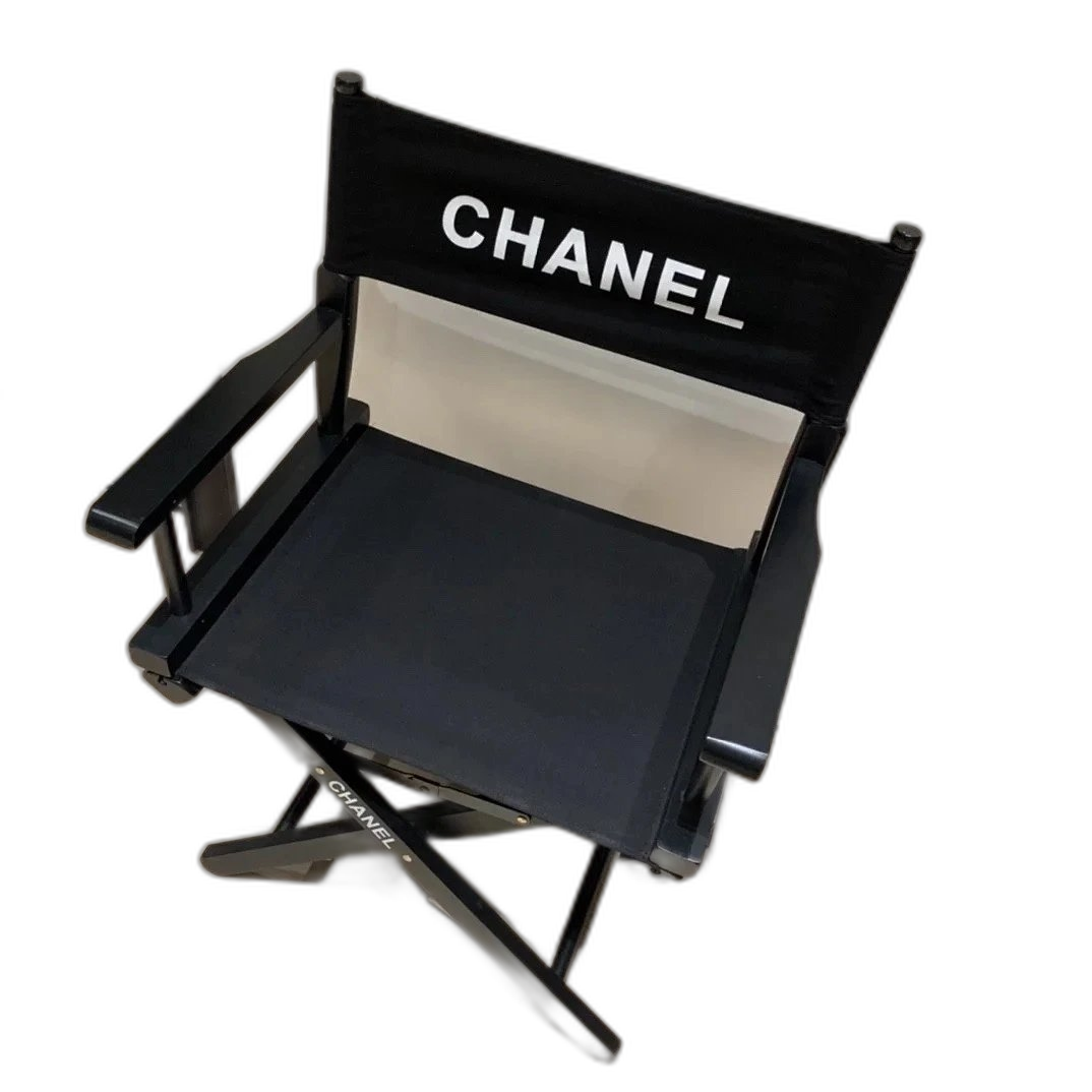 Chanel Logo Director's Chair