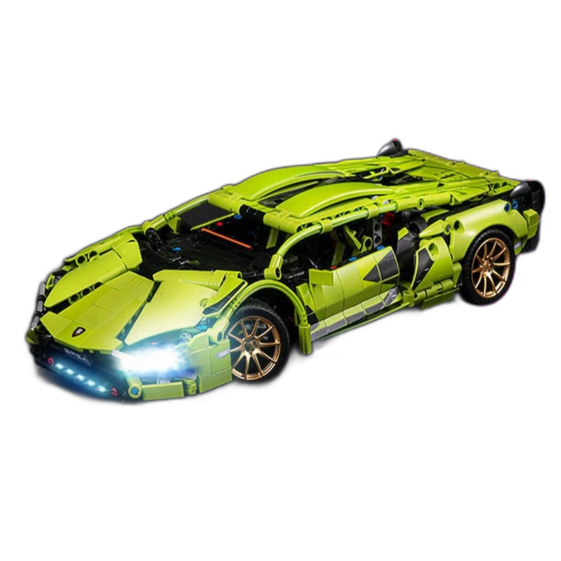 Cyberpunk Lamborghini Sián FKP 37 1:14 Scale RC Building Block Set (App & Remote Control)