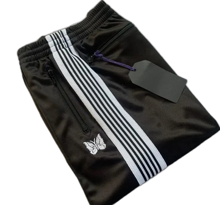 Needles Butterfly Embroidered Side Stripe Track Pants