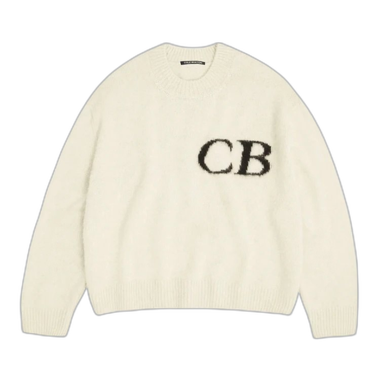 Cole Buxton CB Logo Knit Sweater