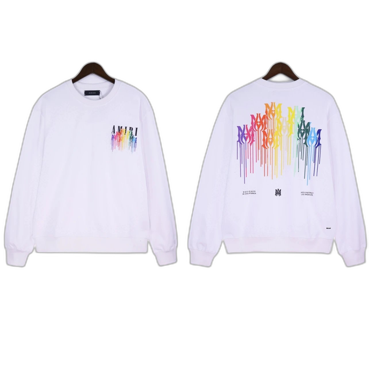 Amiri Script Logo Crewneck Sweatshirt