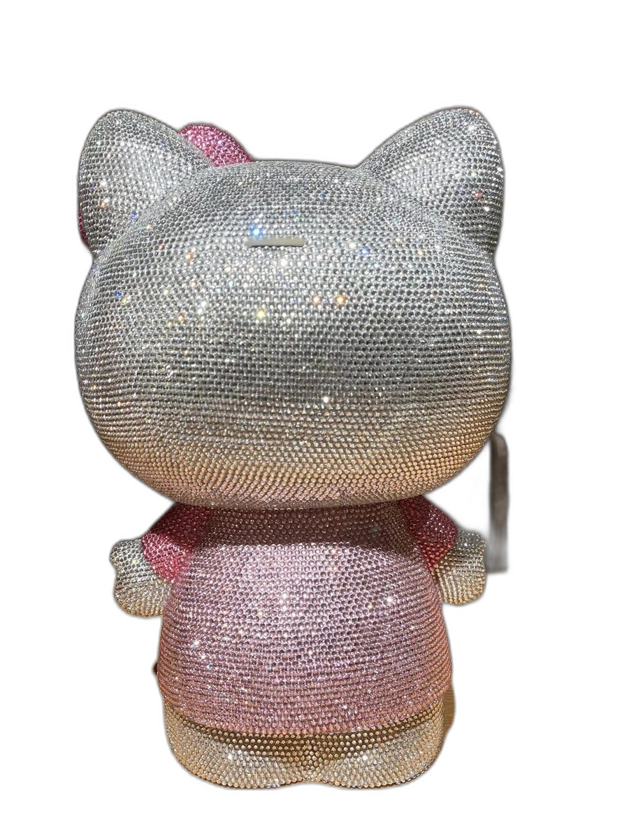 Rhinestone-Encrusted Hello Kitty Figurine