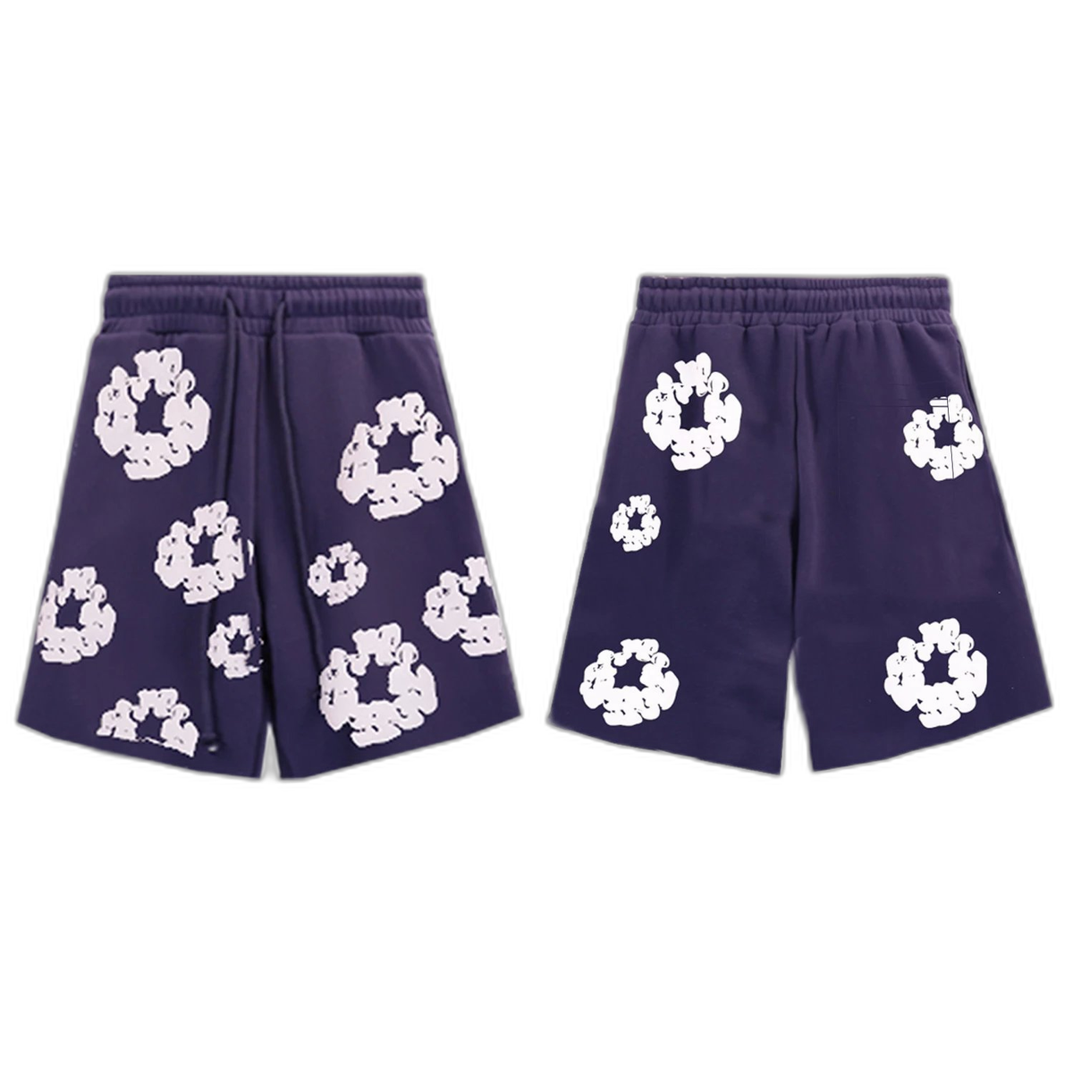 Denim Tears Cotton Wreath Print Shorts
