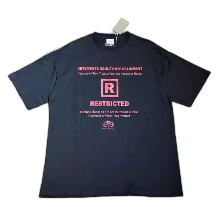 Vetements "It costs $0.00 to be a nice person" Slogan T-Shirt
