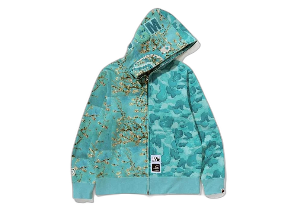 BAPE × Van Gogh Full-Zip Hoodie
