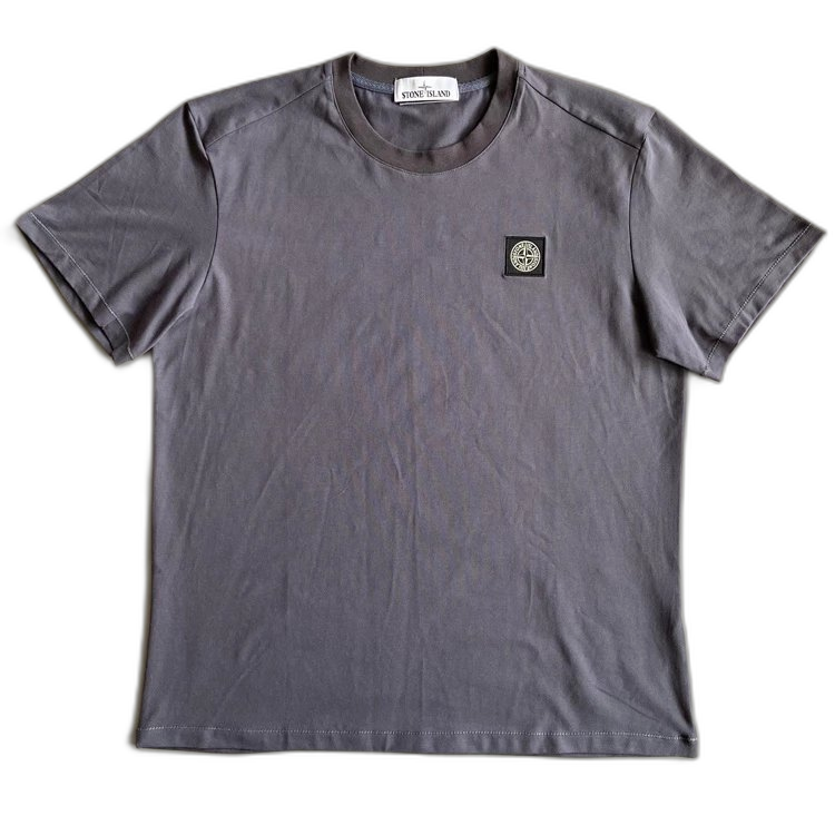 Stone Island Crew Neck T-Shirt with Compass Logo