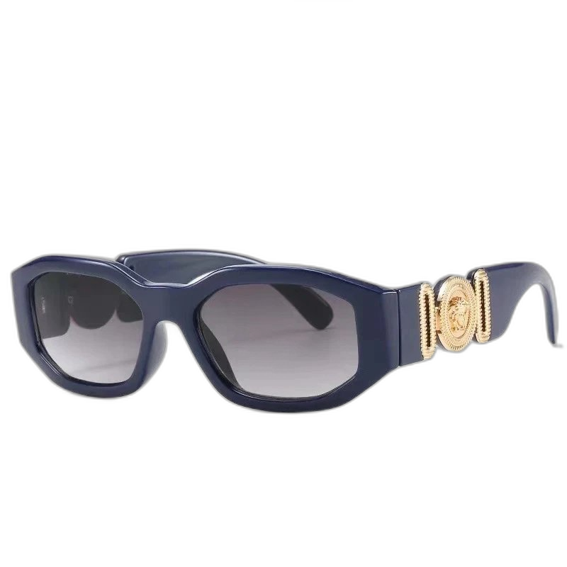 Versace-style Medusa Tortoiseshell Sunglasses