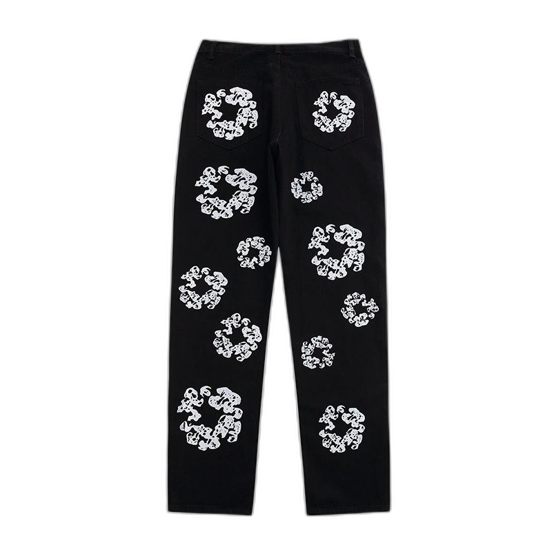 Denim Tears Cotton Wreath Print Denim Jeans