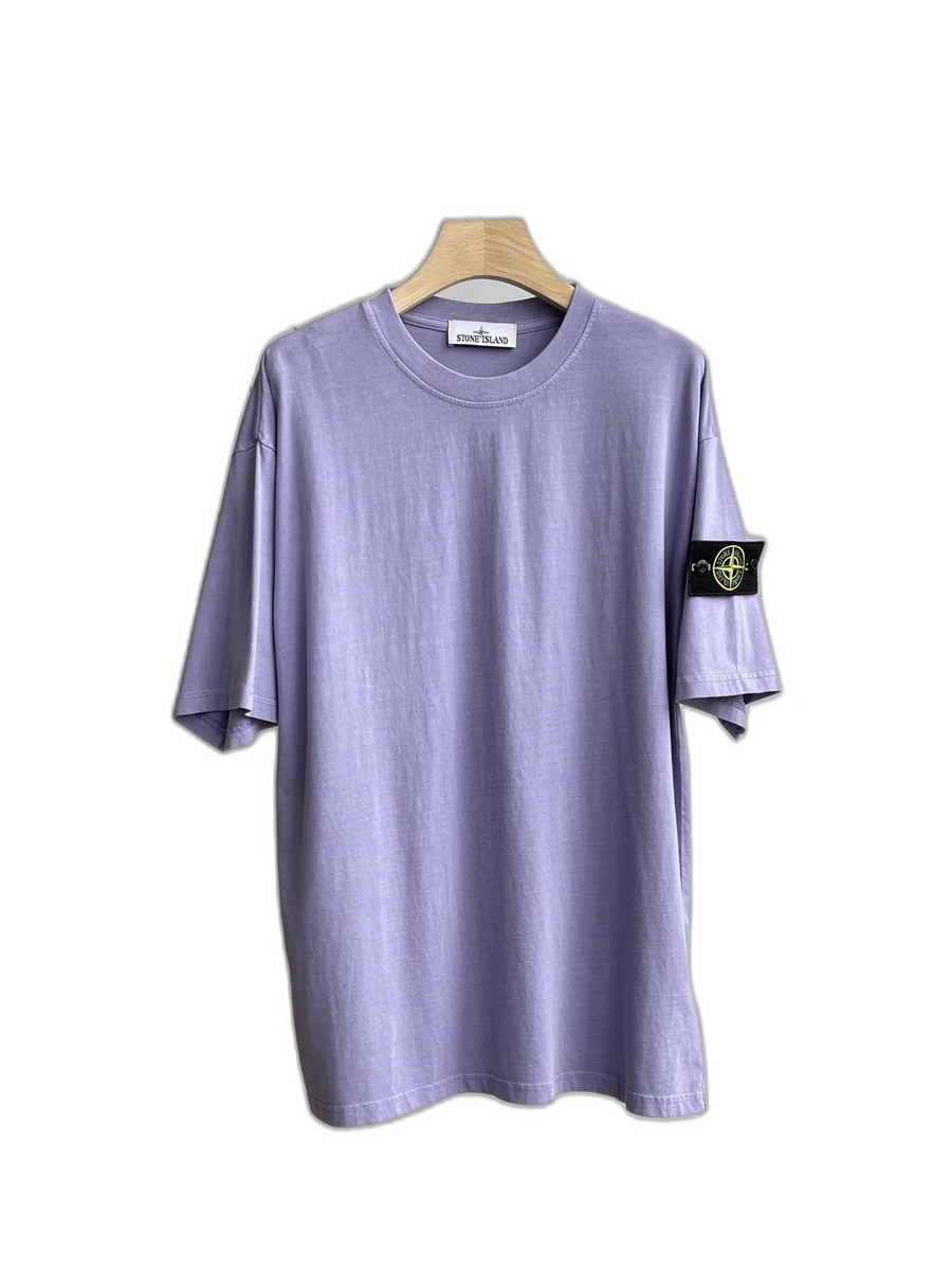 Stone Island Oversized T-Shirt with Sleeve Badge